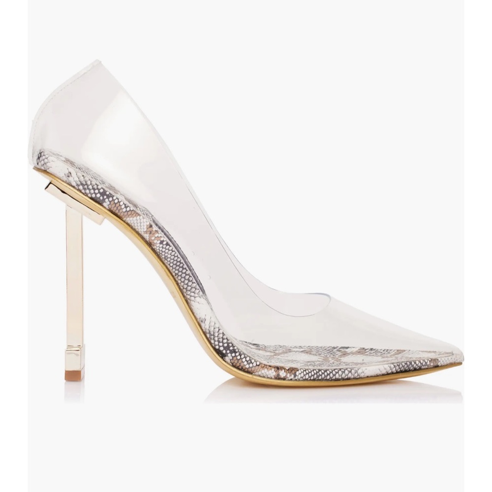 🤍 SNAKE — Jessica Rich “So Fancy” Heels - Picture 2 of 6